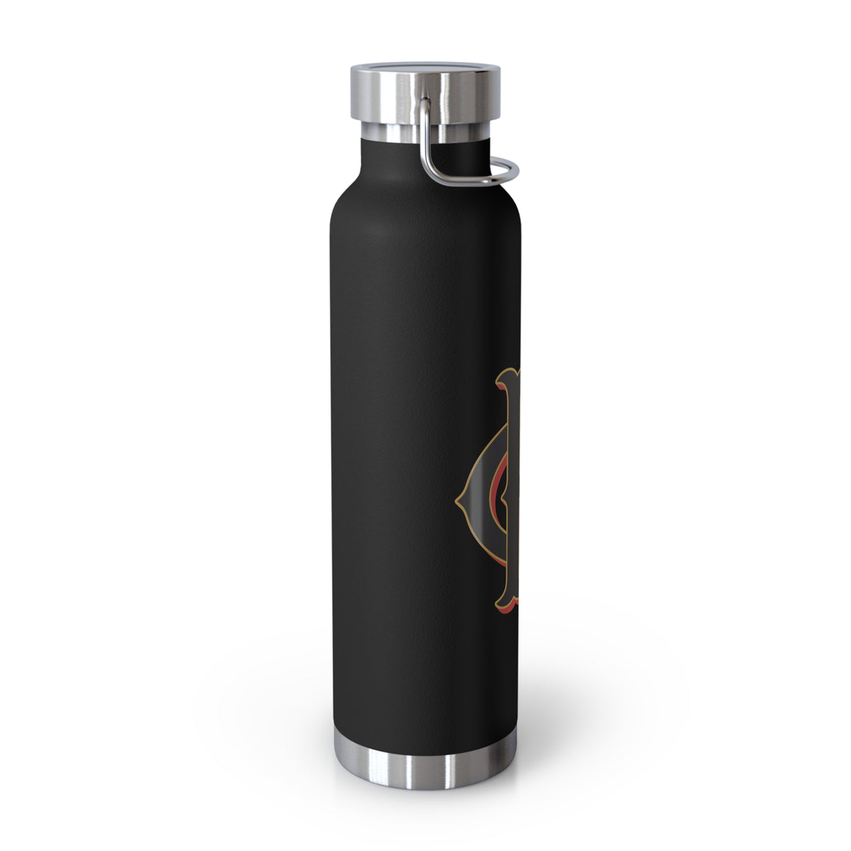 22oz Insulated Water Bottle with Vintage Monogram "CR"