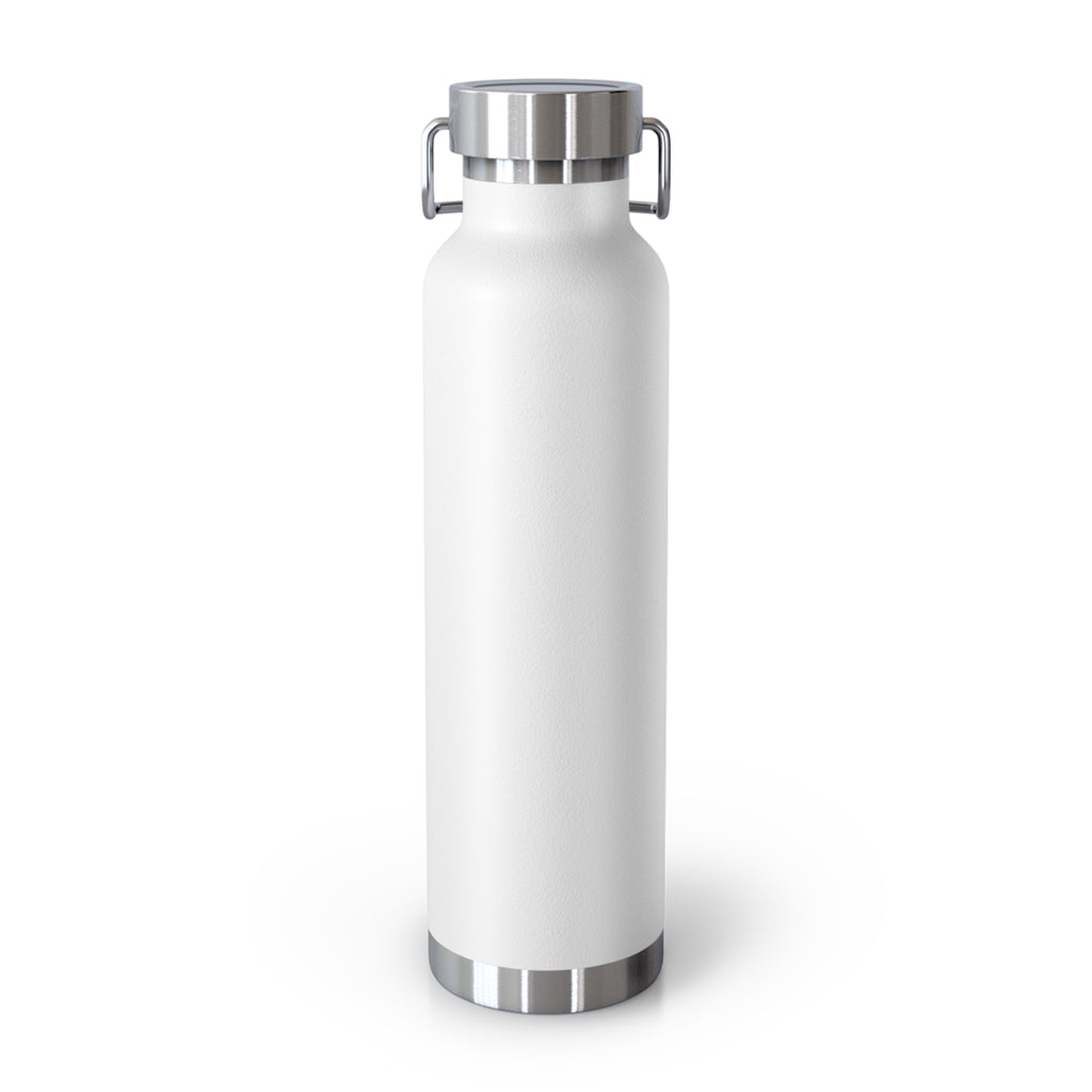 22oz Insulated Water Bottle with Vintage Monogram "CR"