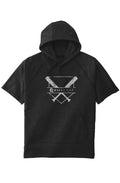 Tri Blend Fleece S S Hooded Pullover