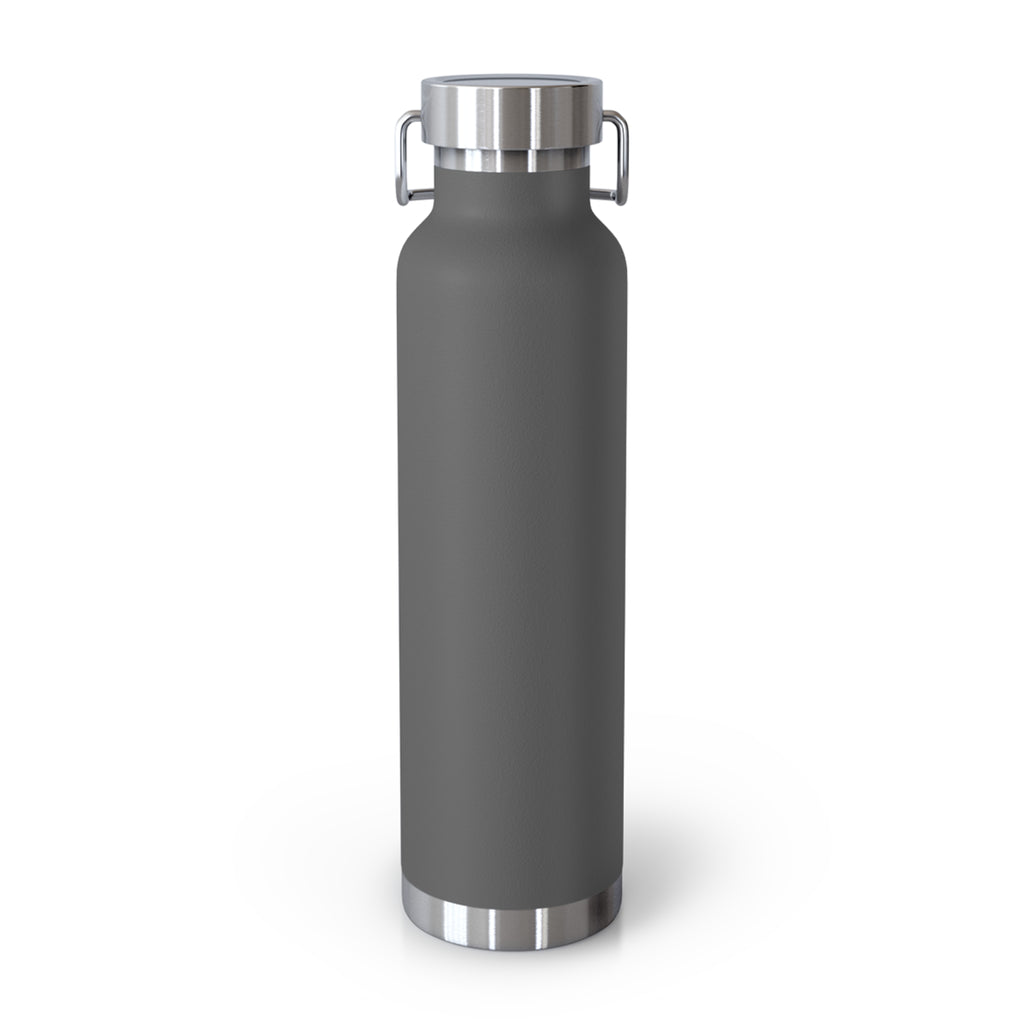 22oz Insulated Water Bottle with Vintage Monogram "CR"